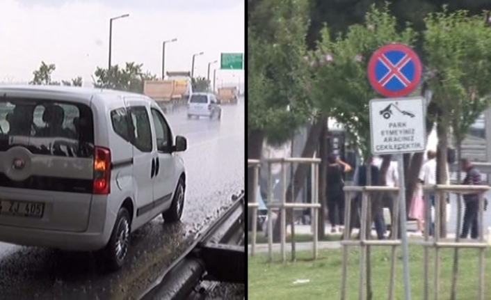 İstanbul’da güneşli ve yağışlı hava bir arada