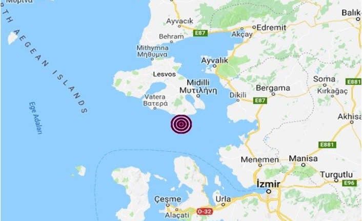 İzmir açıklarında 4,2 büyüklüğünde deprem