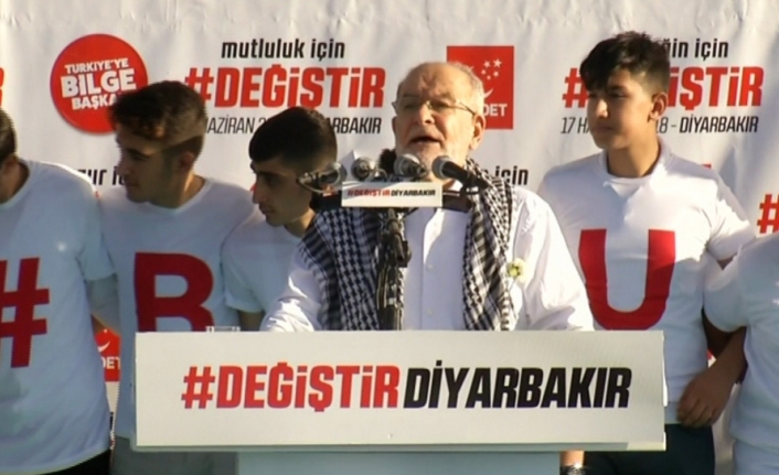 Karamollaoğlu Diyarbakır’da konuştu