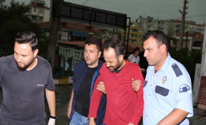 Karısını boğduktan sonra intihar etmek istedi