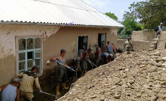 Kırgızistan’da sel felaketi