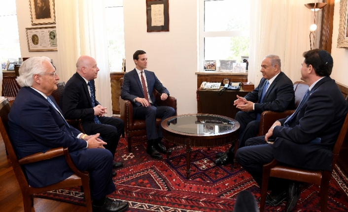 Netanyahu, Kushner ve Greenblatt ile bir araya geldi