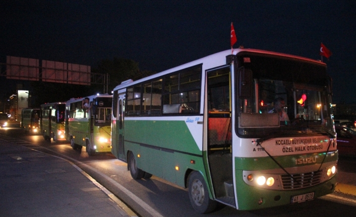 Otobüs sürücülerinden meslektaşlarının ölümüne tepki