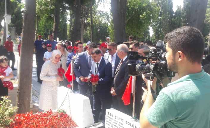 15 Temmuz Şehitliği’nde anma töreni