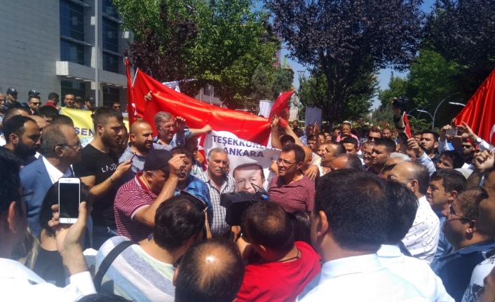 Başkent’te dolmuşçuların protestosunda gerginlik