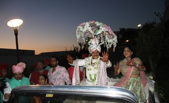Bodrum’da milyonluk Hint düğünü