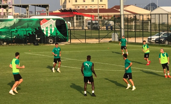 Bursaspor günü çift idman ile tamamladı