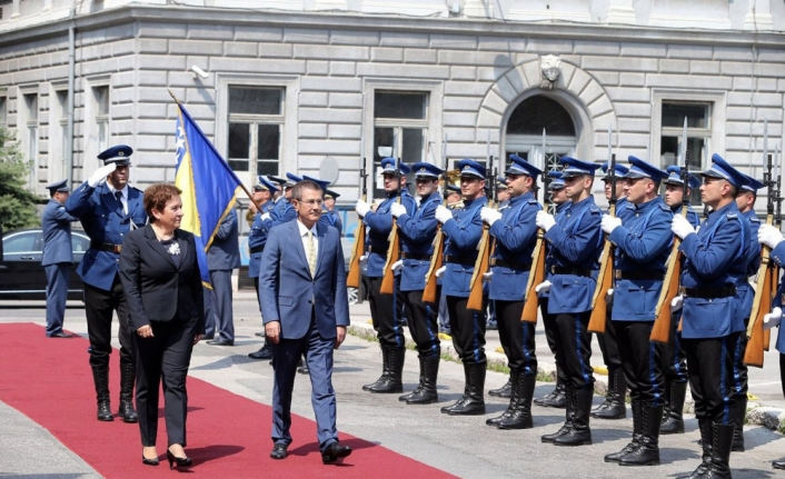 Canikli Bosna Hersekli mevkidaşıyla görüştü