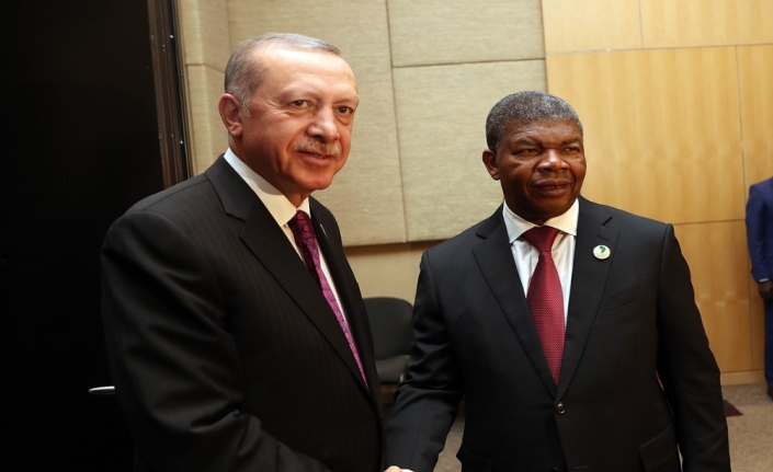 Cumhurbaşkanı Erdoğan Togo ve Angola Cumhurbaşkanları ile görüştü