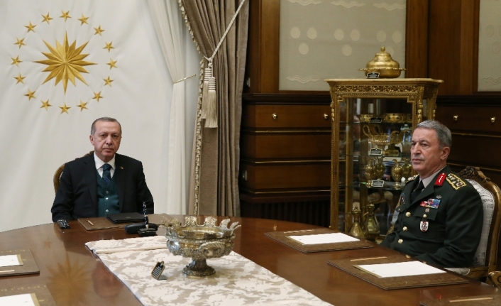 Erdoğan Orgeneral Akar’ı kabul etti