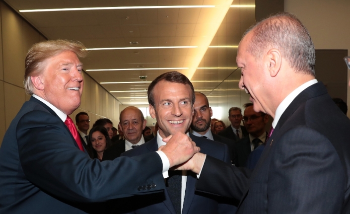 Erdoğan’dan Macron ve Trump ile samimi sohbet