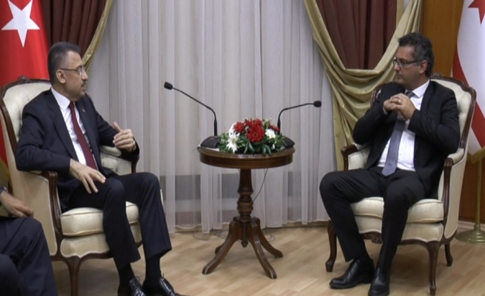 Fuat Oktay KKTC Başbakanı Erhürman ile görüştü