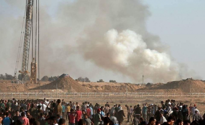 Gazze sınırında 2 kişi şehit oldu, 115 kişi yaralandı