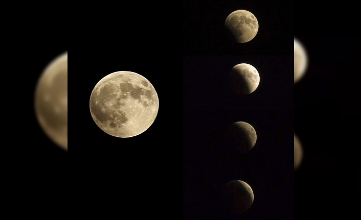 "Kanlı Ay" tutulması Ankara semalarından izlendi