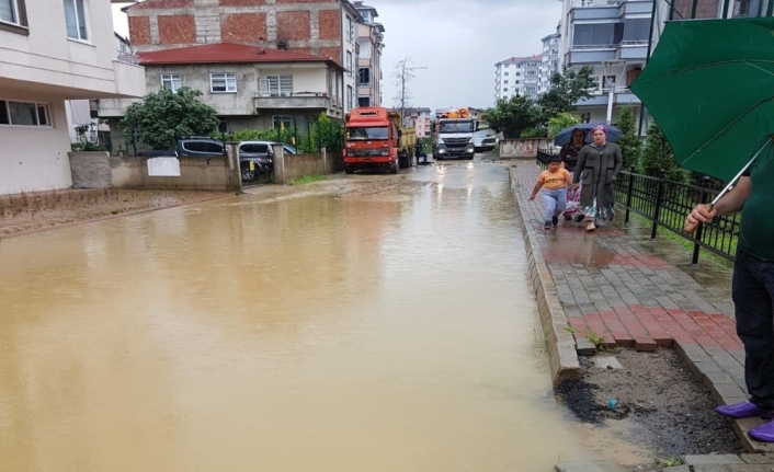 Ordu’da dereler doldu taştı