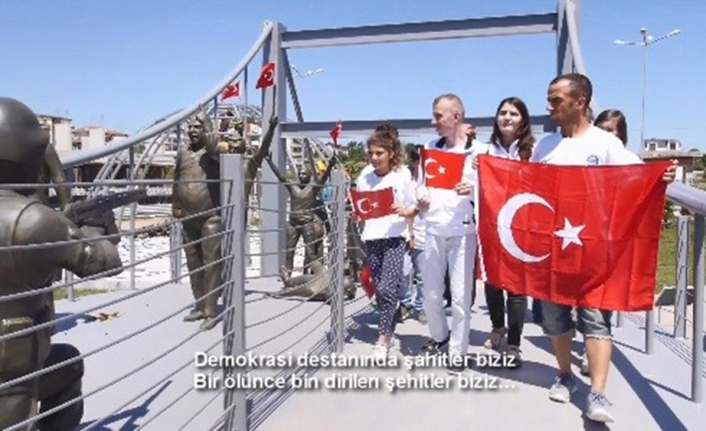 Özel çocuklardan 15 Temmuz şehitleri klibi