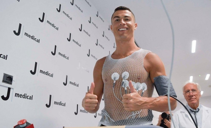 Ronaldo sağlık kontrolünden geçti