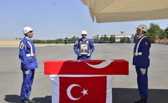 Şehit korucu için tören düzenlendi