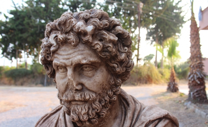 Soli Pompeipolis’de 1700 yıllık portre büst bulundu