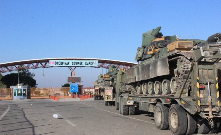 Suriye sınırına askeri sevkıyat