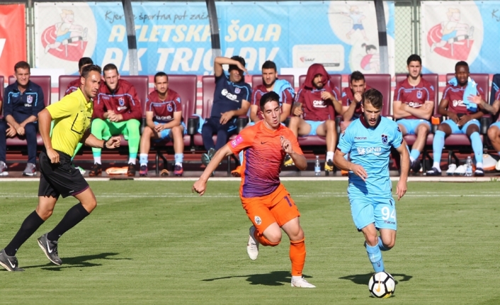 Trabzonspor’dan tek gollü prova