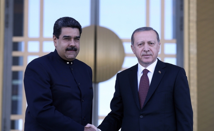 Cumhurbaşkanı Erdoğan, Maduro ile görüştü