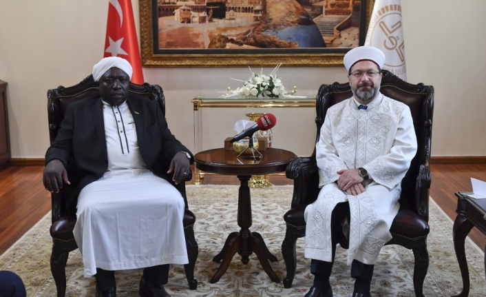 Güney Sudan İslam Konseyi Başkanı ile bir araya geldi