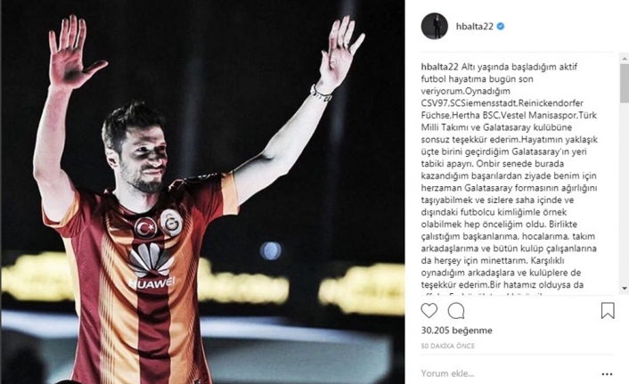 Hakan Balta futbolu bıraktı