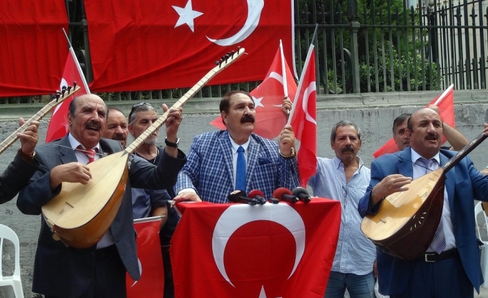Halk ozanları ABD’yi ve doları protesto etti