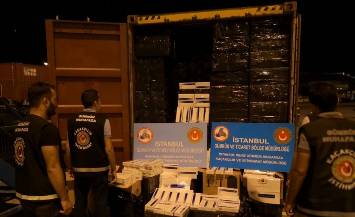 İstanbul’da kaçakçılara dev darbe: 5 milyon lira değerinde