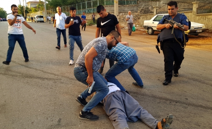 Polise ateş eden şahıs etkisiz hale getirildi