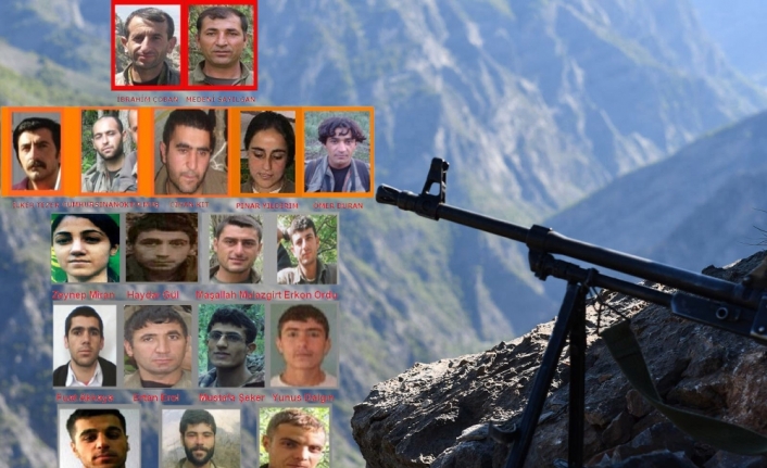 Teröre büyük darbe: 20’si sözde lider kadroda 94 terörist...