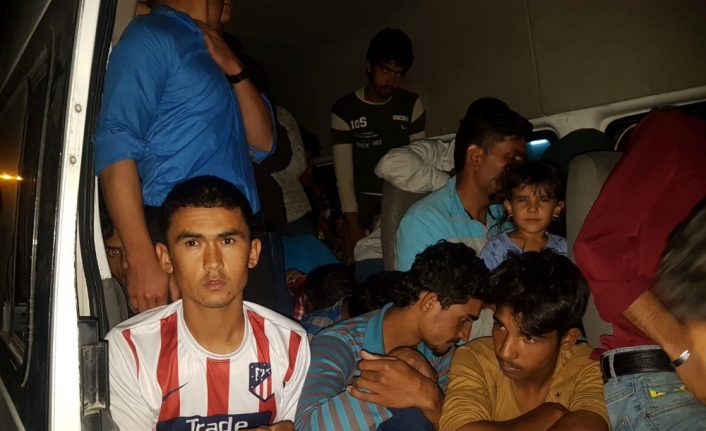82 kaçak göçmen yakalandı