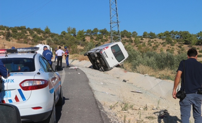 Cenaze dönüşü kaza: 1 ölü, 6 yaralı