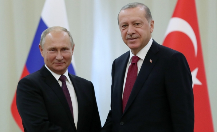 Erdoğan-Putin görüşmesi başladı