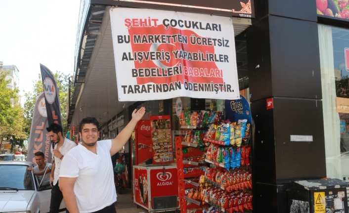 Şehit çocuklarına her şey bedava