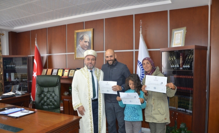 Tatil için geldikleri Kapadokya’da Müslüman oldular