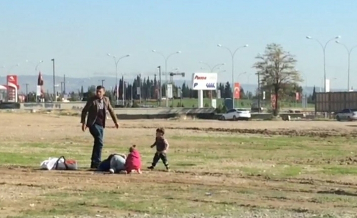 Bebekli kadını döverek bayılttı