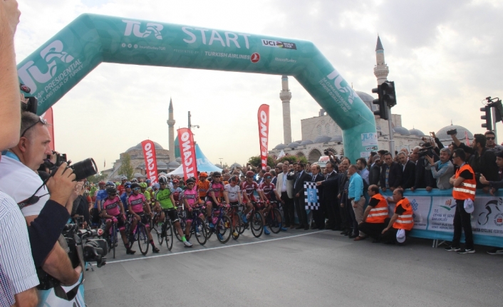Cumhurbaşkanlığı Bisiklet Turu Konya’dan start aldı