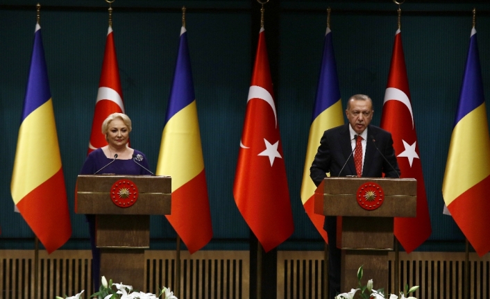 Erdoğan-Dancila ortak basın toplantısı 