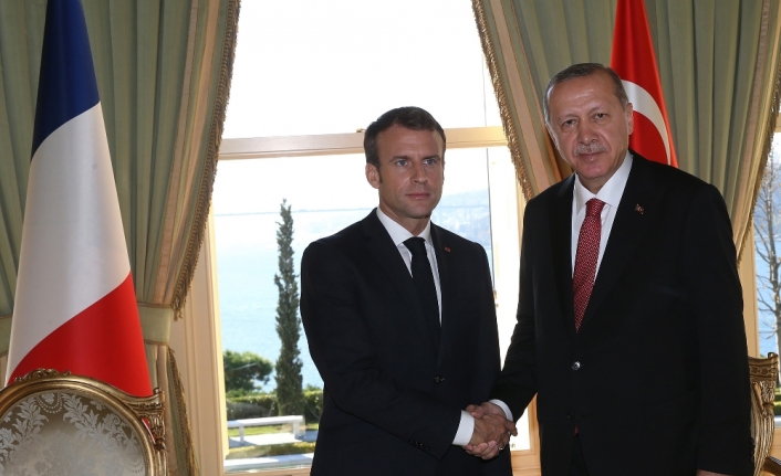 Erdoğan, Macron ile biraraya geldi