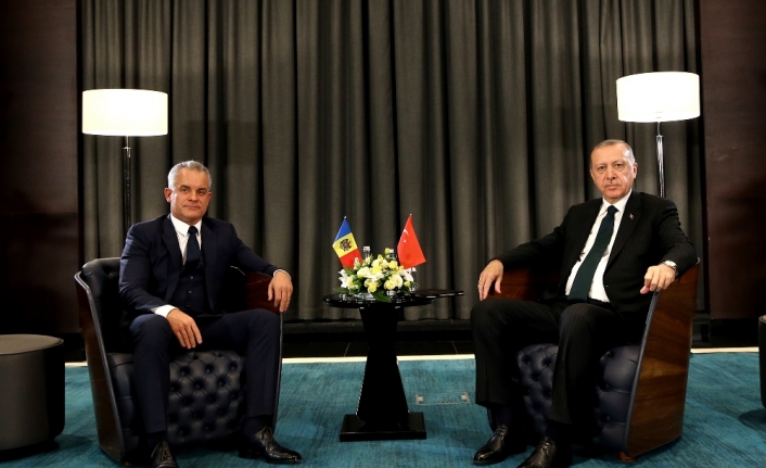 Erdoğan Moldova Demokrat Parti Genel Başkanı ile görüştü