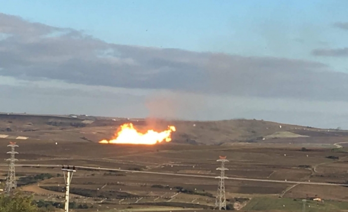 Silivri’de doğalgaz boru hattında patlama