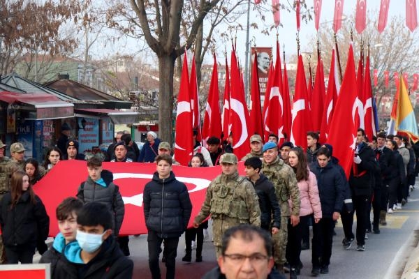 Atatürk'ün Edirne'ye gelişinin 92'nci yılı kutlandı