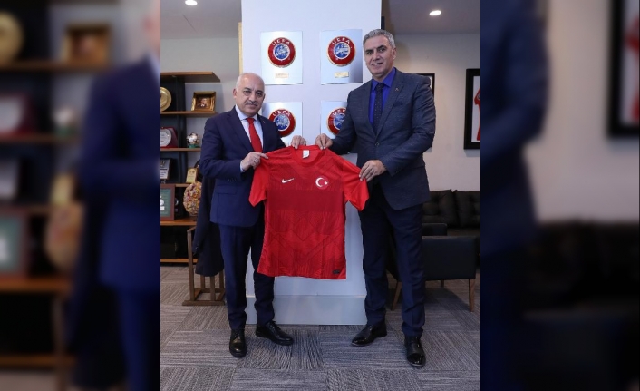 GESF Başkanı Yıldırım'dan, TFF Başkanı Büyükekşi'ye ziyaret