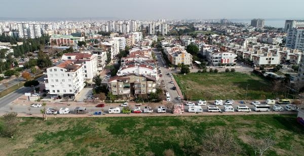 Antalya'da mahalleli- karavancı gerginliği