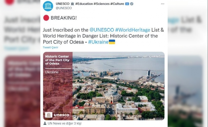 Odessa UNESCO’nun Dünya Mirası Listesi’ne girdi