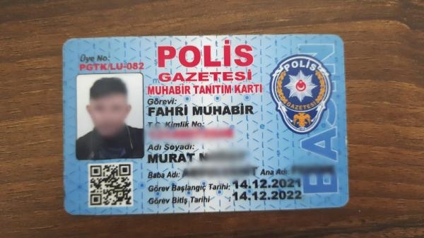 'Polis gazetesi' muhabiriyim dedi, 28 suç kaydı çıktı