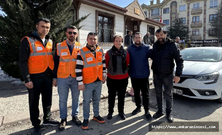 Angef'ten depremzedelere gıda ve hijyen malzemesi desteği