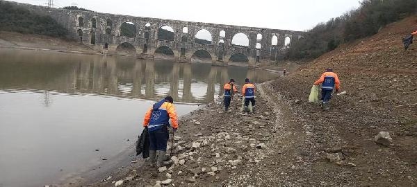 İstanbul barajlarından 26 ton atık çıktı 